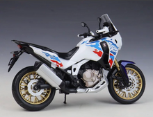 Load image into Gallery viewer, WELLY 1:12 2024 White Africa Twin Adventure Model Motorcycle Diecast ABS New Collection