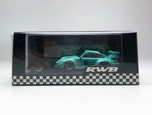Load image into Gallery viewer, 1:64 Blue RWB 993 #19 Racing Sports Classic Model Diecast Metal Car New