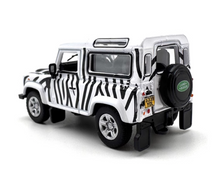 Load image into Gallery viewer, 1:76 Zebra Land Rover Defender 90 Sports SUV ORV Model Diecast Metal Car New Collection