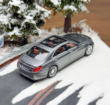 Load image into Gallery viewer, King 1:64 Gray S65 AMG W222 Sedan Sports Model Diecast Metal Car New Collection