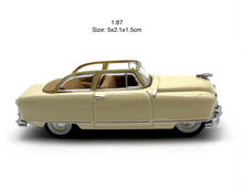Load image into Gallery viewer, 1:87 Beige 1950 Nash Convertible Classic Sports Model Diecast Metal Car New Collection