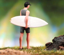 Load image into Gallery viewer, 1:64 Painted Figure Model Miniature Resin Diorama Sand Surfer Surf Man Boy Toy Collection