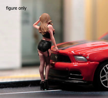 Load image into Gallery viewer, 1:64 Painted Figure Model Miniature Resin Diorama Pretty Girl Beauty Sexy Woman