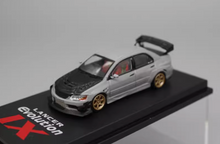 Load image into Gallery viewer, CM 1:64 JDM Gray EVO Lancer 9 IX Widebody Sports Model Diecast Metal Car New