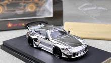 Load image into Gallery viewer, Star 1:64 Plated Silver RWB 911 993 GT Sports Model Diecast Metal Car New