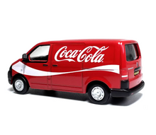 Load image into Gallery viewer, 1:76 Red Coke VW T5 Delivery Mini Van Transporter Model Diecast Metal Car New Collection
