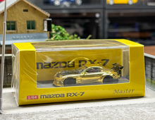 Load image into Gallery viewer, Master 1:64 JDM Gold RX7 FD Rocket Bunny Sports Model Diecast Metal Car New Collection
