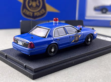 Load image into Gallery viewer, Rollin 1:64 Michigan MIPD Police CV CROWN VICTORIA Model Diecast Metal Car New Collection