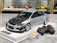 Load image into Gallery viewer, Onemodel 1:18 Silver Carbon Evo 9 IX Voltex Sports Model Diecast Resin Car New Collection