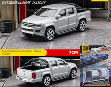 Load image into Gallery viewer, CCA 1:64 Silver Amarok Pickup Truck Model Toy Diecast Metal Car BN