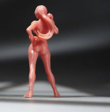 Load image into Gallery viewer, 1:64 Painted Unpainted Figure Model Miniature Resin Diorama Sand Boxer Girl Lady