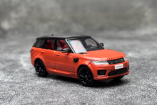 Load image into Gallery viewer, WHELART 1:64 2018 Orange Range Rover Sports SUV Model Diecast Metal Car New Collection