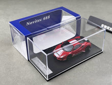 Load image into Gallery viewer, SH 1:64 Red 488 Pista Novitec #51 Sports Model Diecast Metal Car New Collection
