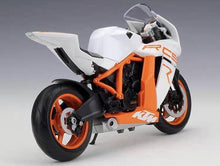 Load image into Gallery viewer, WELLY 1:10 White KTM 1190 RC8 R Sports Racing Model Diecast Metal Motorcycle