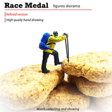 Load image into Gallery viewer, 1:64 Painted Figure Mini Model Miniature Resin Diorama Climber Slope Walking Man