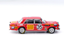 Load image into Gallery viewer, 1:64 Liberty Benz 300SEL Red W109 Racing Sports Model Toy Metal Car Display Box