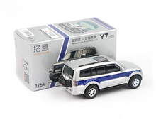 Load image into Gallery viewer, XCARTOYS 1:64 Silver JDM Pajero Gen.4 SUV Off Road Model Diecast Metal Car