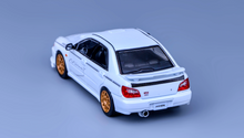 Load image into Gallery viewer, 1:64 Furuya White Impreza WRX STI VII 7 Sedan Mines Model Diecast Metal Car