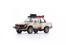 Load image into Gallery viewer, BM 1:64 White 1980 Rusting Hilux N60 N70 Pickup Truck Model Diecast Metal Car