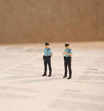 Load image into Gallery viewer, 1:64 Painted Figure Mini Model Miniature Diorama Sand Hong Kong Police Man Toy Collection