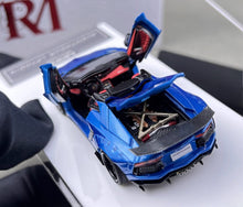 Load image into Gallery viewer, RM 1:64 Blue Aventador LP700-4 LBWK Sports Model Diecast Metal Car New Collection