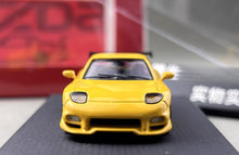 Load image into Gallery viewer, Mortal 1:64 Yellow RX-7 FD Veilside Sports Model Diecast Metal Car New Collection