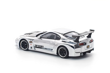 Load image into Gallery viewer, Poprace 1:64 Silver Carbon Supra GT300 Top Secret Model Diecast Metal Car New Collection