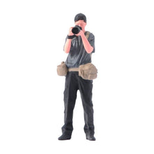 Load image into Gallery viewer, 1:64 Painted Figure Model Miniature Resin Diorama Sand Photographer Cameraman