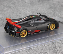 Load image into Gallery viewer, CM 1:64 Black Carbon Gold Rims Imola Racing Sports Model Diecast Metal Car New Collection