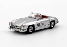 Load image into Gallery viewer, YS 1:64 Silver 300SL W198 Convertible Racing Sport Model Diecast Metal Car New Collection