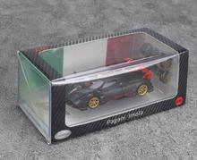 Load image into Gallery viewer, CM 1:64 Black Carbon Gold Rims Imola Racing Sports Model Diecast Metal Car New Collection