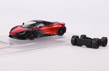 Load image into Gallery viewer, CM 1:64 Orange Black 765LT Super Racing Sports Model Toy Diecast Metal Car BN