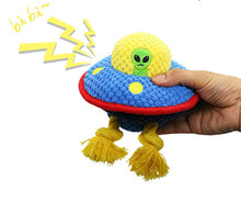 Load image into Gallery viewer, Dog Squeaky Alien Toys Chew Puppy Fluffy Rope Toy Durable Teeth Grindin PET Cat