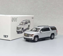 Load image into Gallery viewer, 1:64 596 Silver Suburban Full Sized SUV Model Diecast Metal Car New Collection