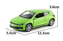 Load image into Gallery viewer, WELLY 1:36 Green Scirocco Hatchback Racing Sports Model Diecast Toy Metal Car