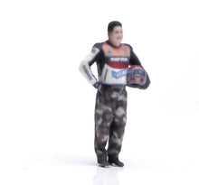 Load image into Gallery viewer, 1:64 Painted Figure Model Miniature Resin Sand Diorama Racer Driver Man Boy