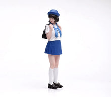 Load image into Gallery viewer, 1:24 Painted Figure Model Miniature Resin Diorama Pretty Girl Student Uniform