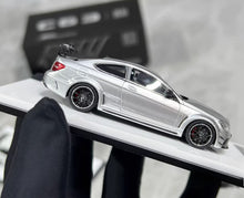 Load image into Gallery viewer, 1:64 BZMW Silver C63 AMG Black Series Coupe Sports Model Diecast Resin Car New Collection