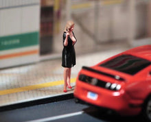 Load image into Gallery viewer, 1:64 Painted Figure Model Miniature Resin Diorama Sand Beauty Lady With Gun Collection