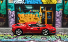 Load image into Gallery viewer, Zincit 1:64 Red 296 GTB Racing Sports Model Diecast Metal Car New Collection