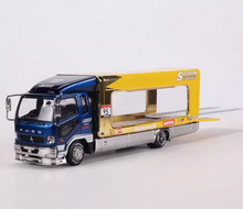 Load image into Gallery viewer, GCD 1:64 Plating Blue Spoon Fuso Fighter Truck Model Diecast Metal Car New Collection