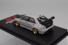 Load image into Gallery viewer, CM 1:64 JDM Gray EVO Lancer 9 IX Widebody Sports Model Diecast Metal Car New