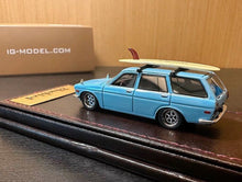 Load image into Gallery viewer, IG 1:64 Blue Datsun Wagon Bluebird 510 Sports Model Diecast Resin Car New
