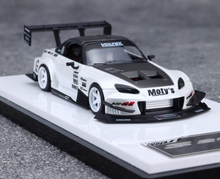 Load image into Gallery viewer, MT 1:64 White JDM S2000 Race Widebody Sports Model Diecast Metal Car New Collection
