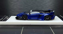Load image into Gallery viewer, ScaleMini 1:64 Blue Aventador LP700-4 LBWK EVO GT Model Diecast Resin Car