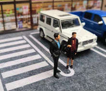 Load image into Gallery viewer, 1:64 Painted Figure Mini Model Miniature Resin Diorama Lady Gentleman Man Street