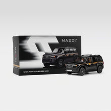 Load image into Gallery viewer, Masdi 1:64 Black Decal Land Cruiser LC250 ORV Model Diecast Metal Car New Collection