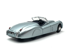 Load image into Gallery viewer, 1:76 1948 Silver XK120 Convertible Classic Sports Model Diecast Metal Car New Collection