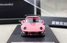 Load image into Gallery viewer, IG 1:64 Matte Pink RWB 993 #98 Widebody Sports Model Diecast Metal Car New Collection