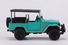 Load image into Gallery viewer, RM 1:64 Green Land Cruiser FJ40 J40 LC40 ORV Model Diecast Metal Car New Collection